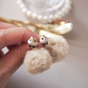 リスのしっぽピアス/イヤリング