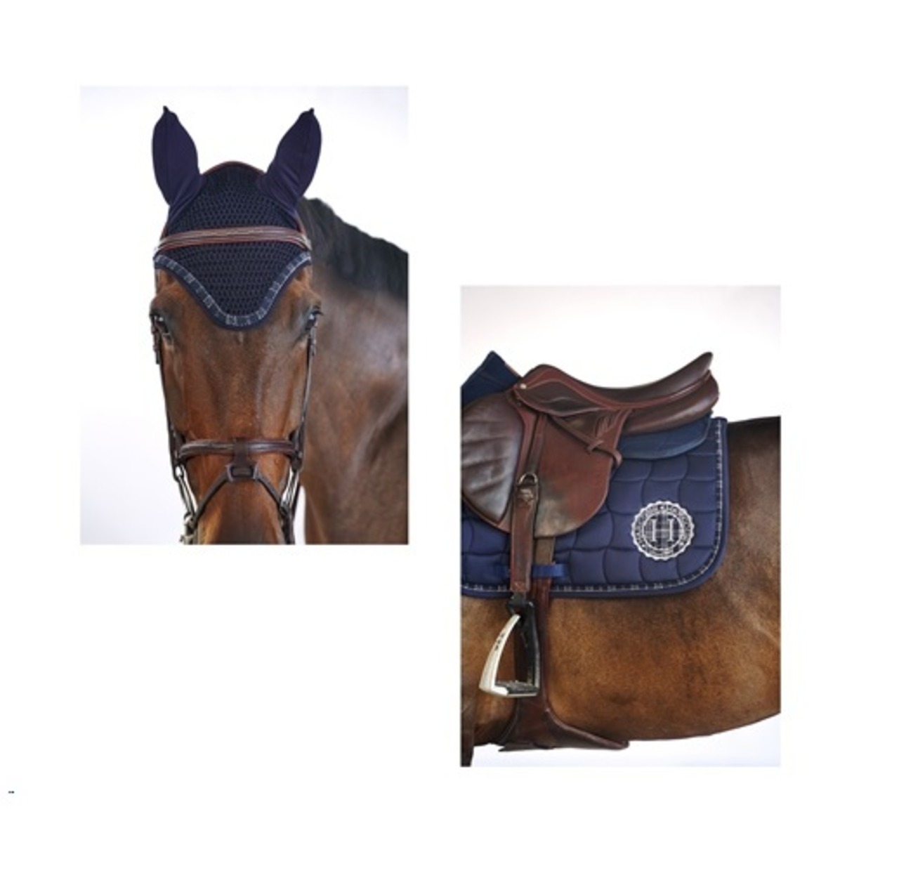 HARCOUR ツイード馬具セット | 乗馬用品 BLUENNY 