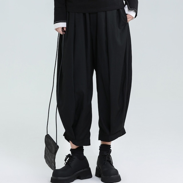 クロップド丈バルーンパンツ　D0364