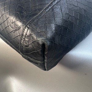 Bottega Venetaボッテガ・ヴェネタ イントレッチオ ミラージュ  レザー トートバッグ ブラック A-9513