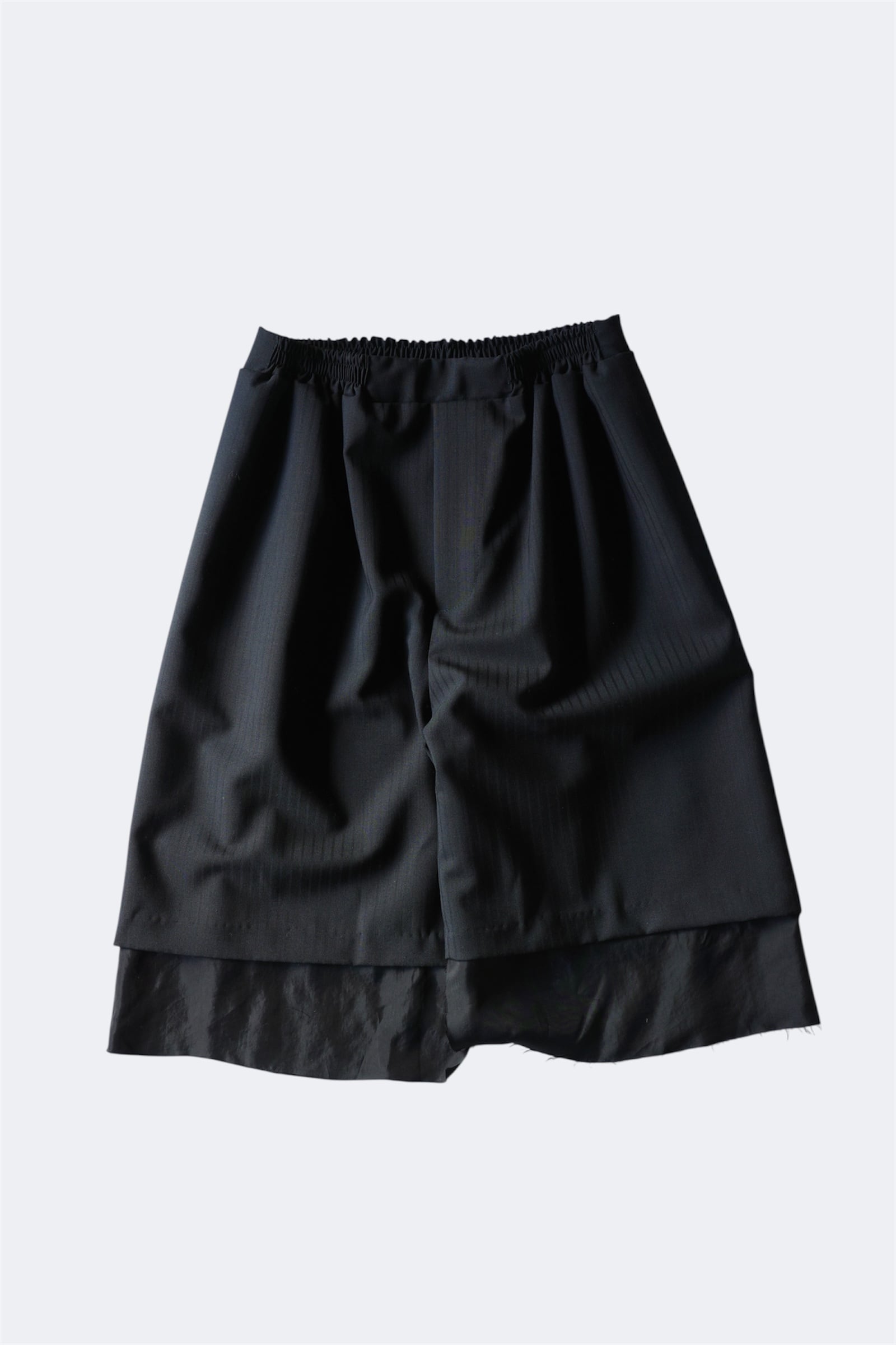 EDWARD CUMING【EXPLODED LINING SHORT -BLACK-】