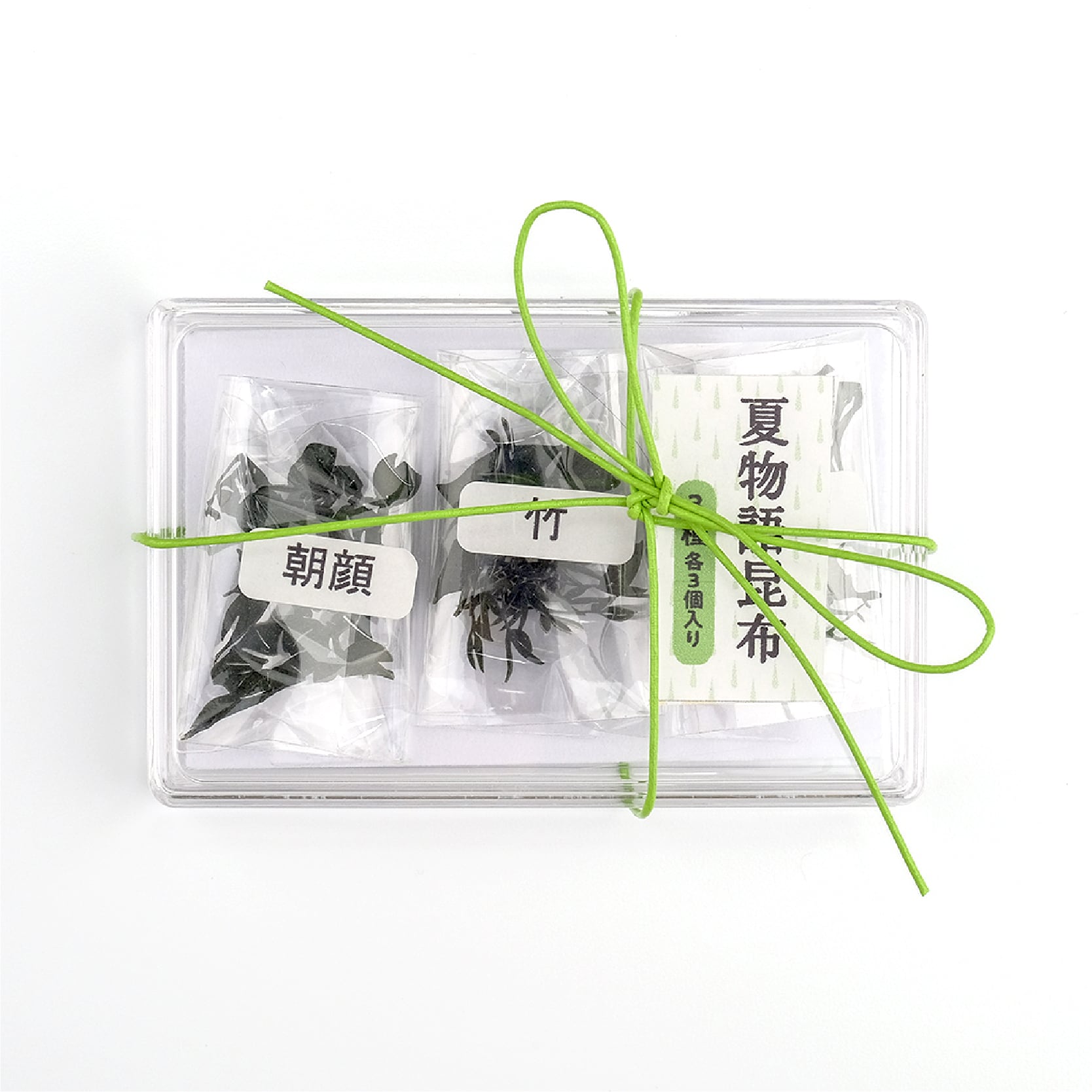 夏物語昆布 【各3個入り】