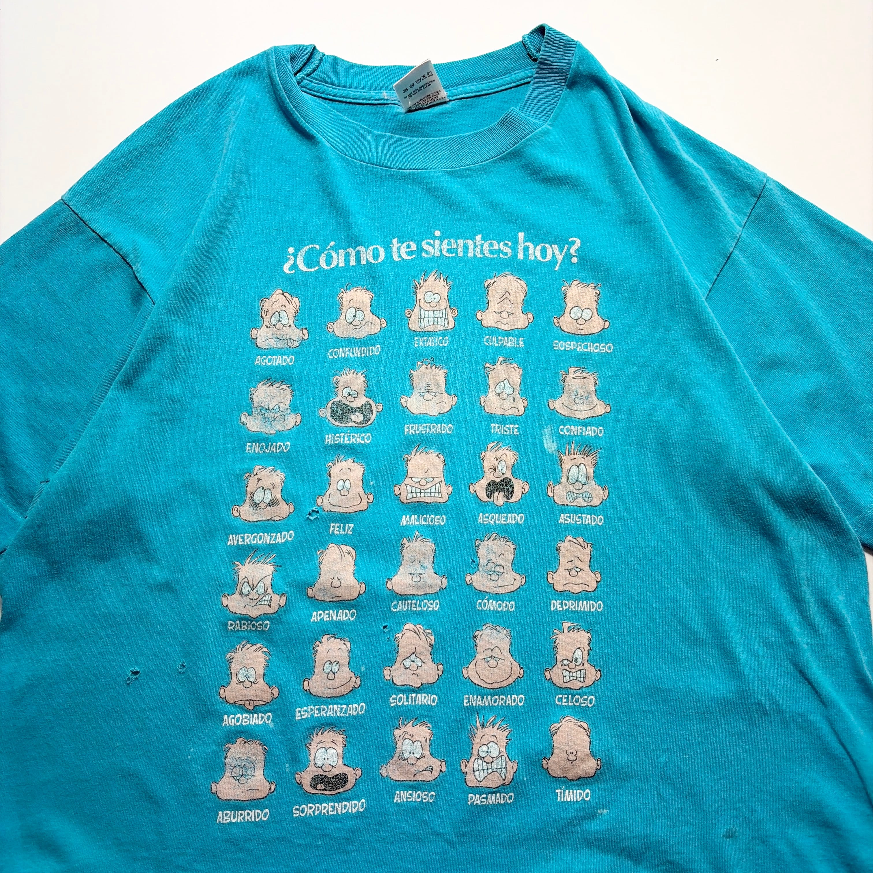 90s Emotion Faces Spanish Tee