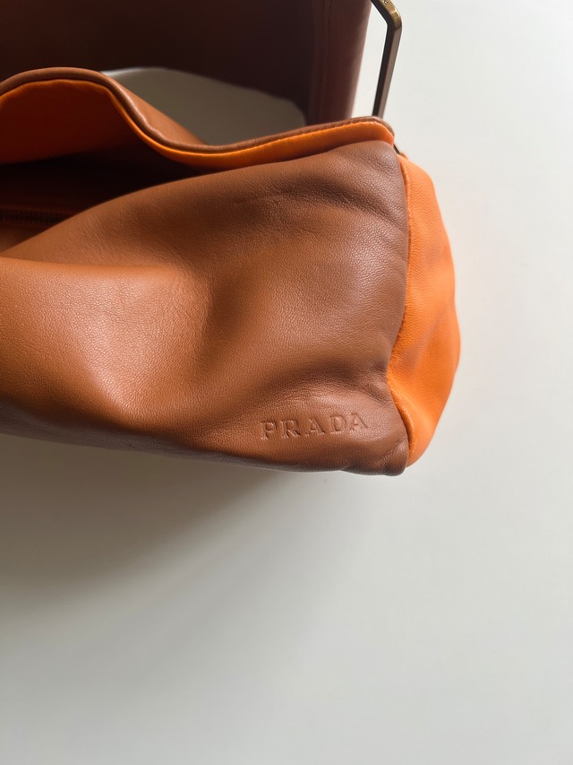 SS2001 PRADA LEATHER HAND BAG
