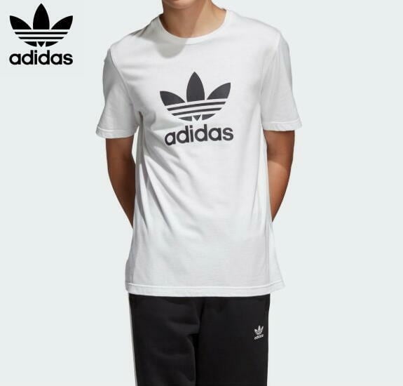 adidas originals アディダス オリジナル Tシャツ 半袖 TREFOIL TEE S23125 WHITE | BEES HIGH