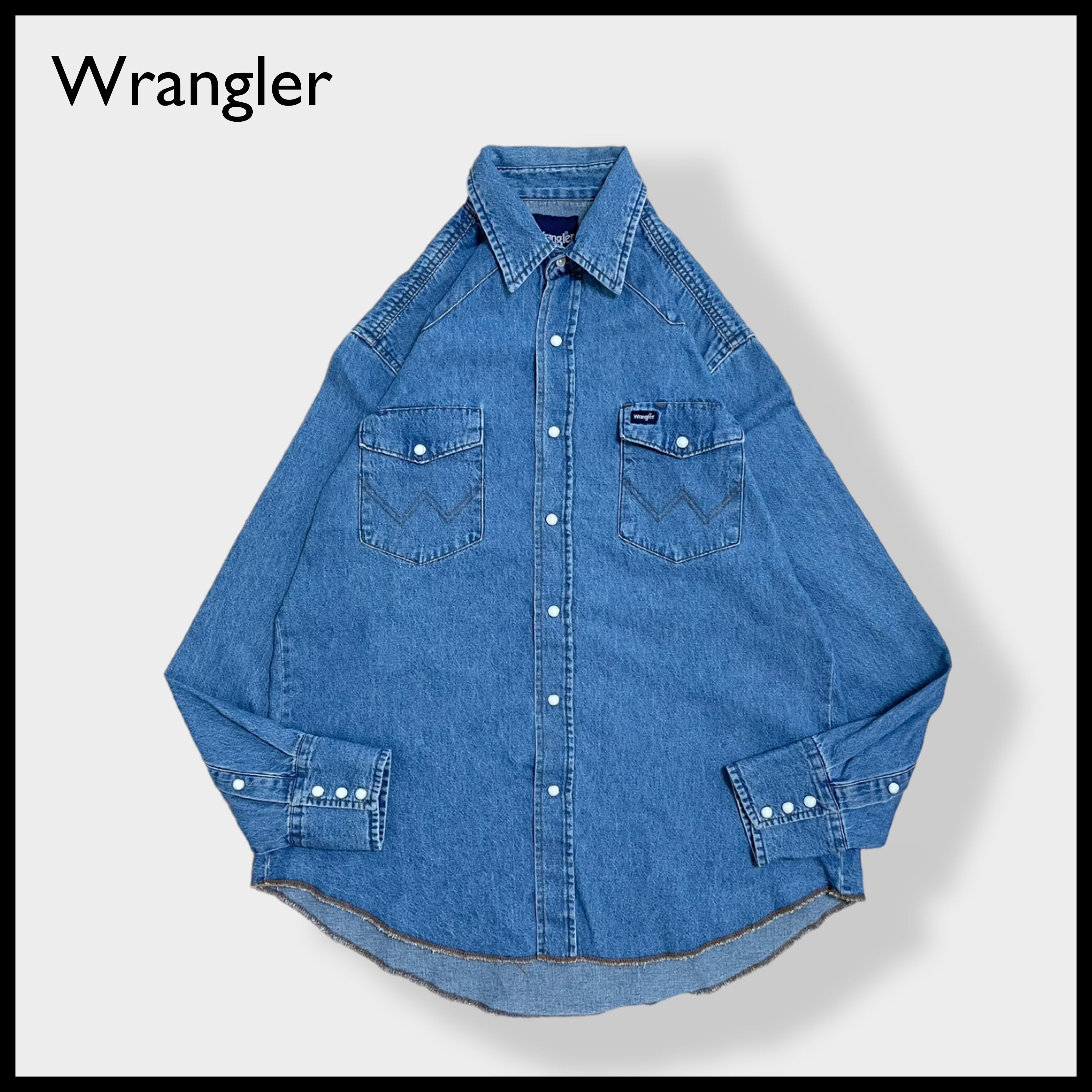 【WEB限定/SHIPS別注】Wrangler:ウエスタンビッグシャツ◆