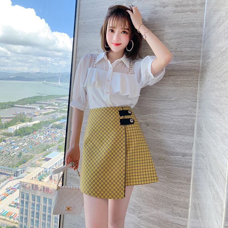 チェーン シャツ オータムスタイル 大人ガーリー スウィート キュート カジュアル 秋物 MIUCO57168906589