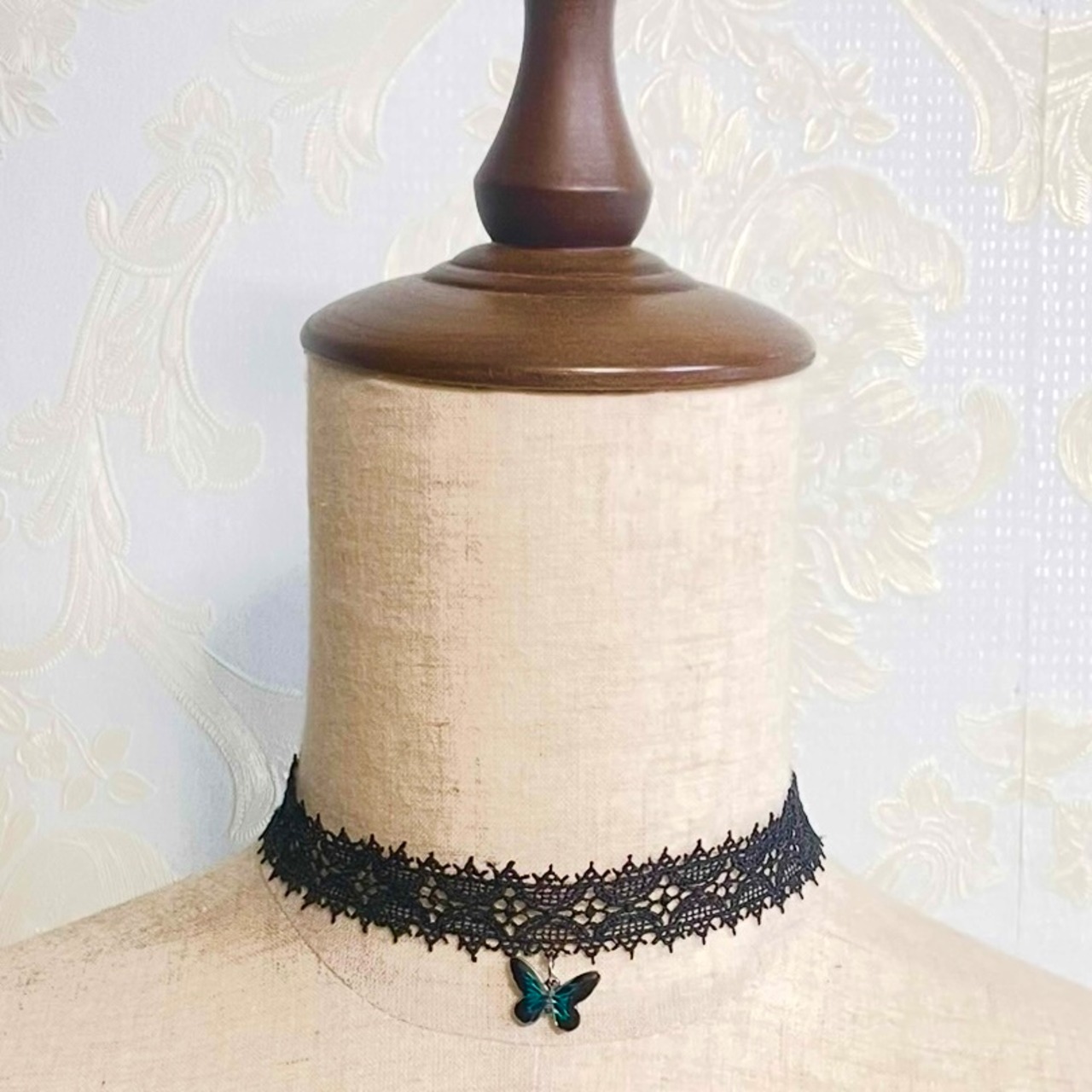 蝶レースチョーカー(通販限定価格)