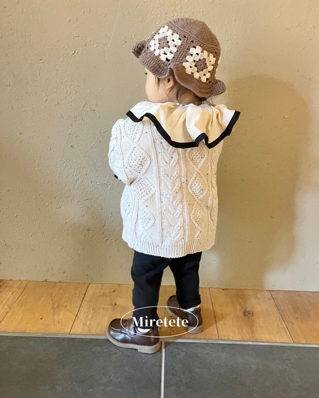 【取寄】バイカラーが大人かわいいピエロカラーブラウス