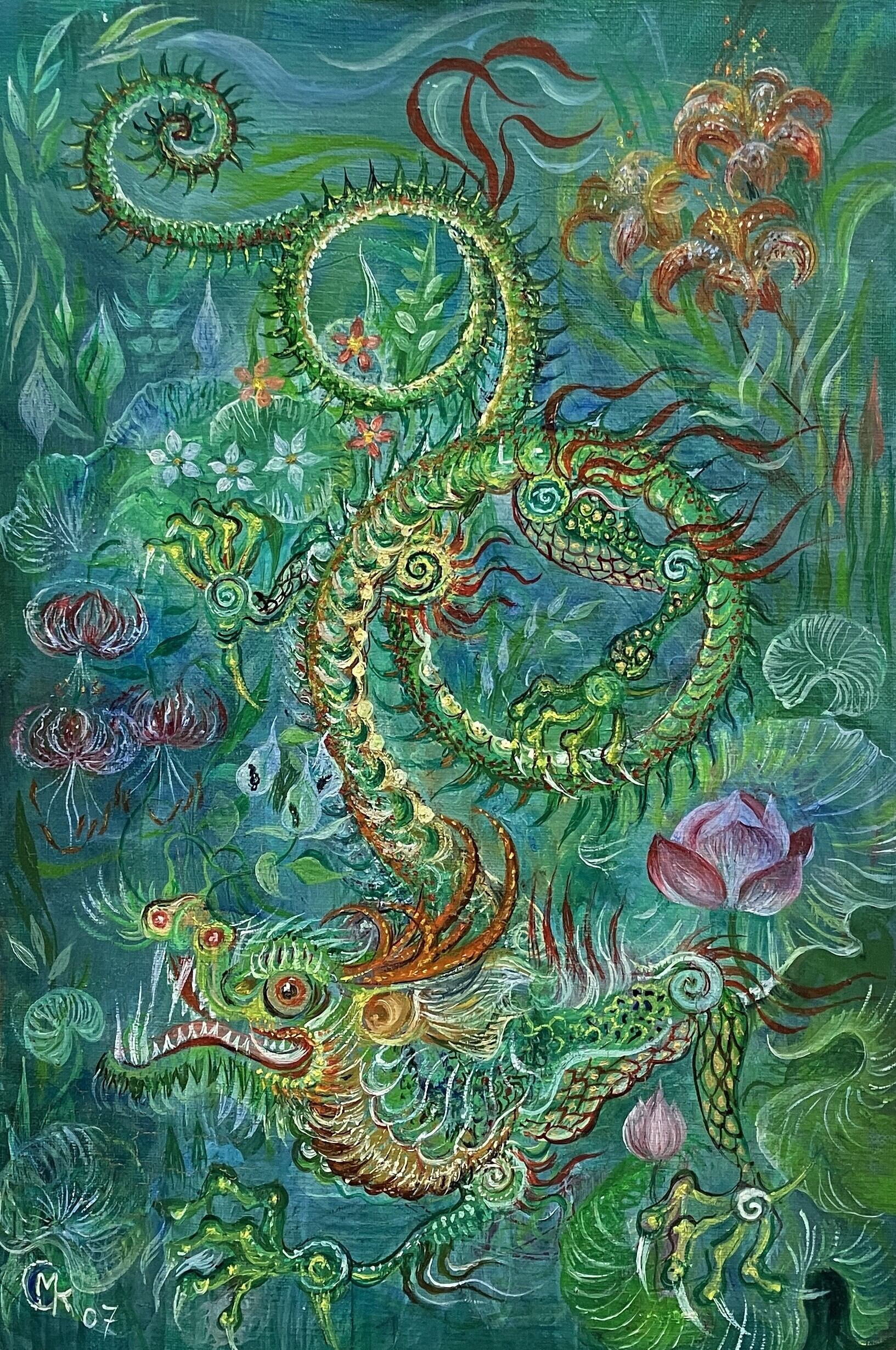 オリエンタル・ドラゴン | Flower Dragon