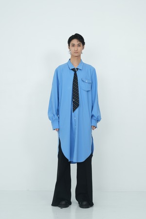 【26AW】Tamme タム / LOOSE NECK LONG SHIRTS / シャツ