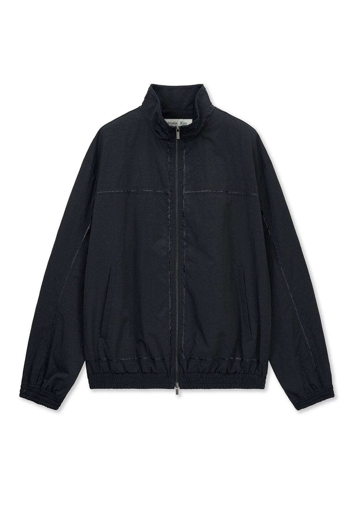 Matin Kim] EMBROIDERY BACK LOGO JUMPER IN BLACK 正規品 韓国
