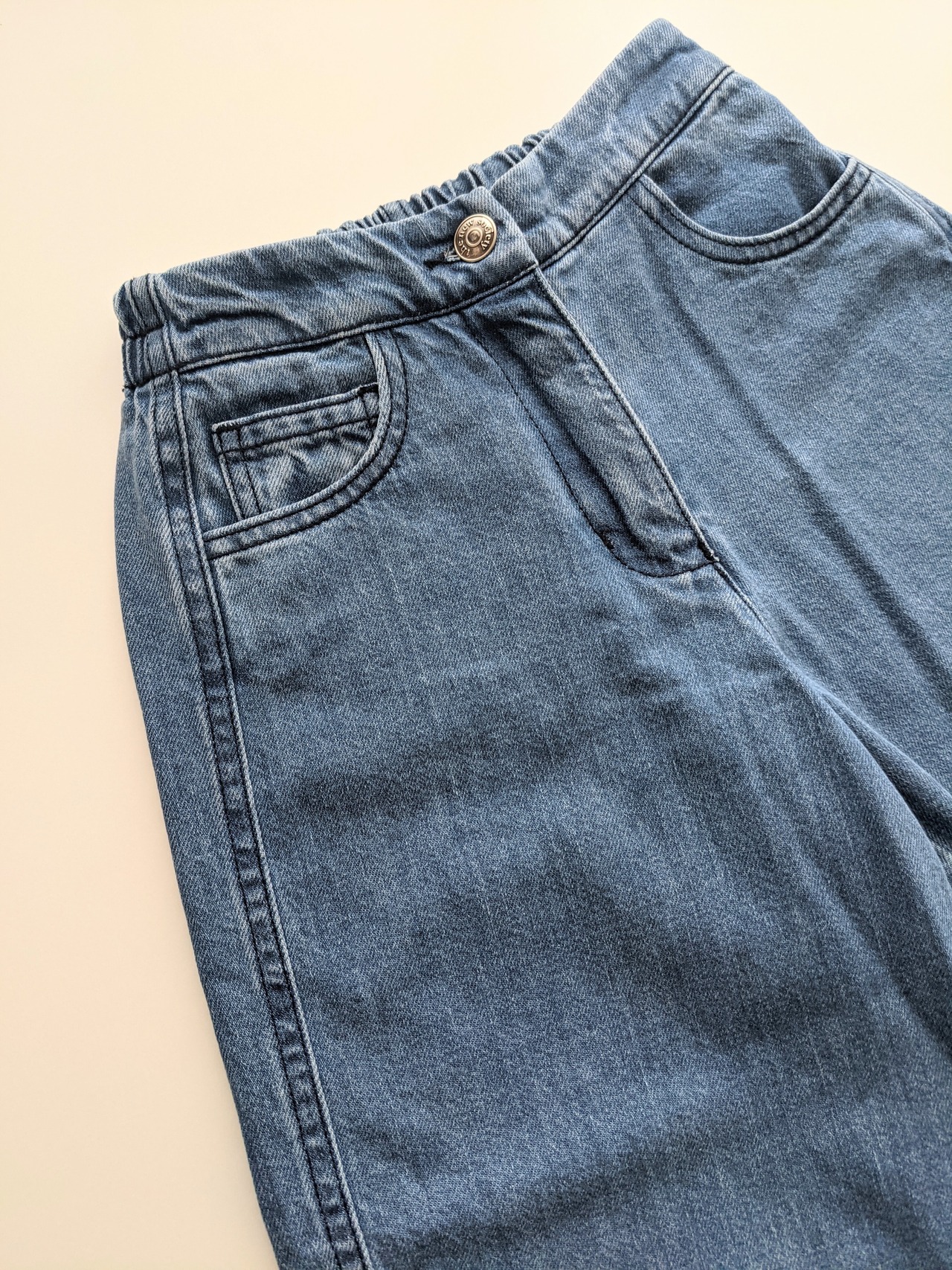 Gabriella Pant Blue Denim / The New Society