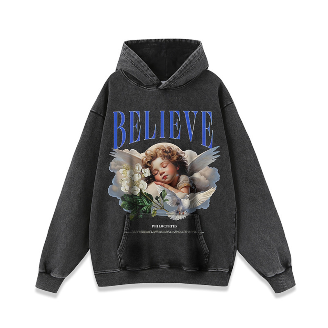 VINTAGE ストリート 眠れる天使 パーカー/スウェット T1132