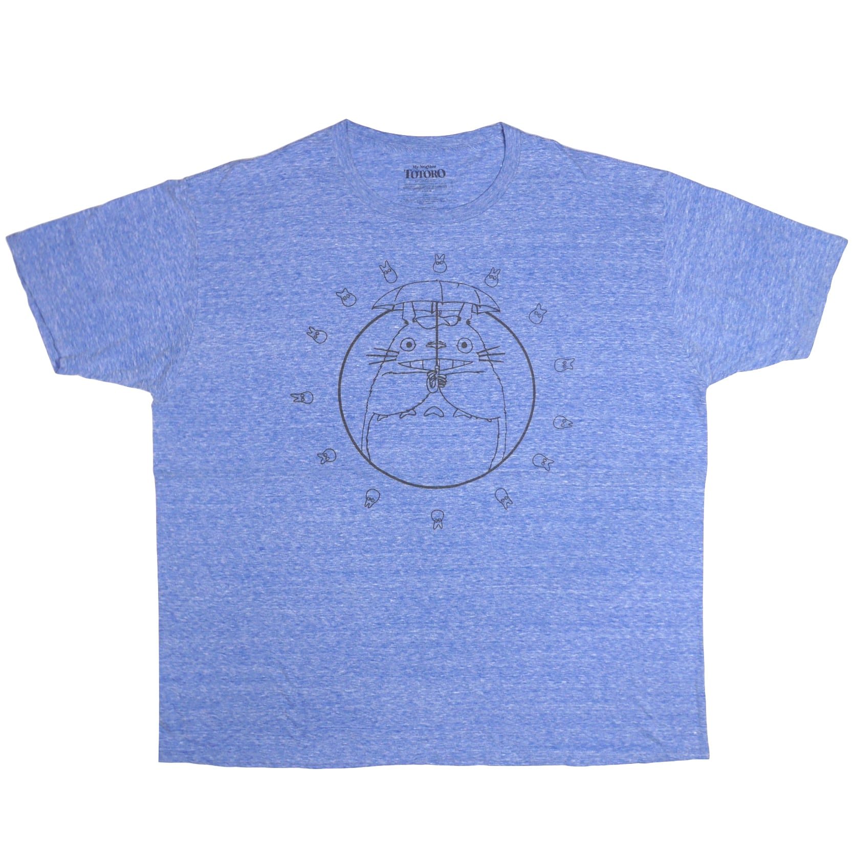 USED【2XL】となりのトトロ My Neighbor Totoro Blue Tee / ©Studio Ghibli