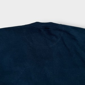 MV SPORT カレッジ アーチロゴ FLORIDA STATE フロリダ州立大学 スウェットシャツ トレーナー プルオーバー L ネイビー US古着