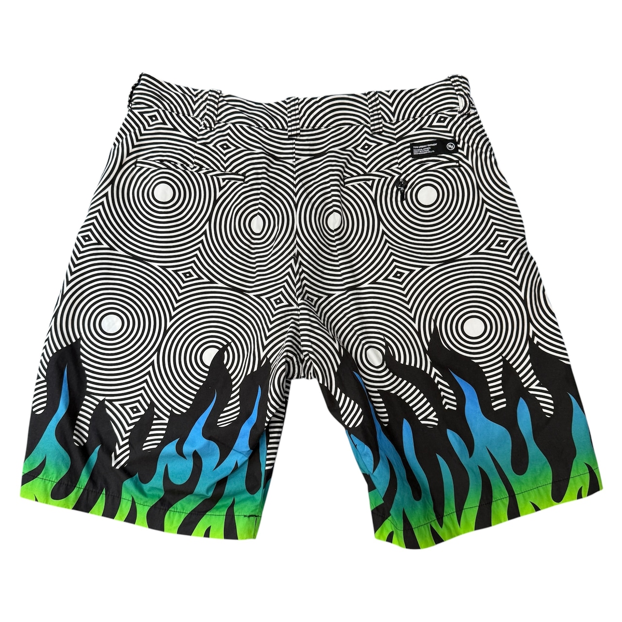 【NEIGHBORHOOD】ネイバーフッド ✕ DSC "FLAME PATTERN" ショートパンツ