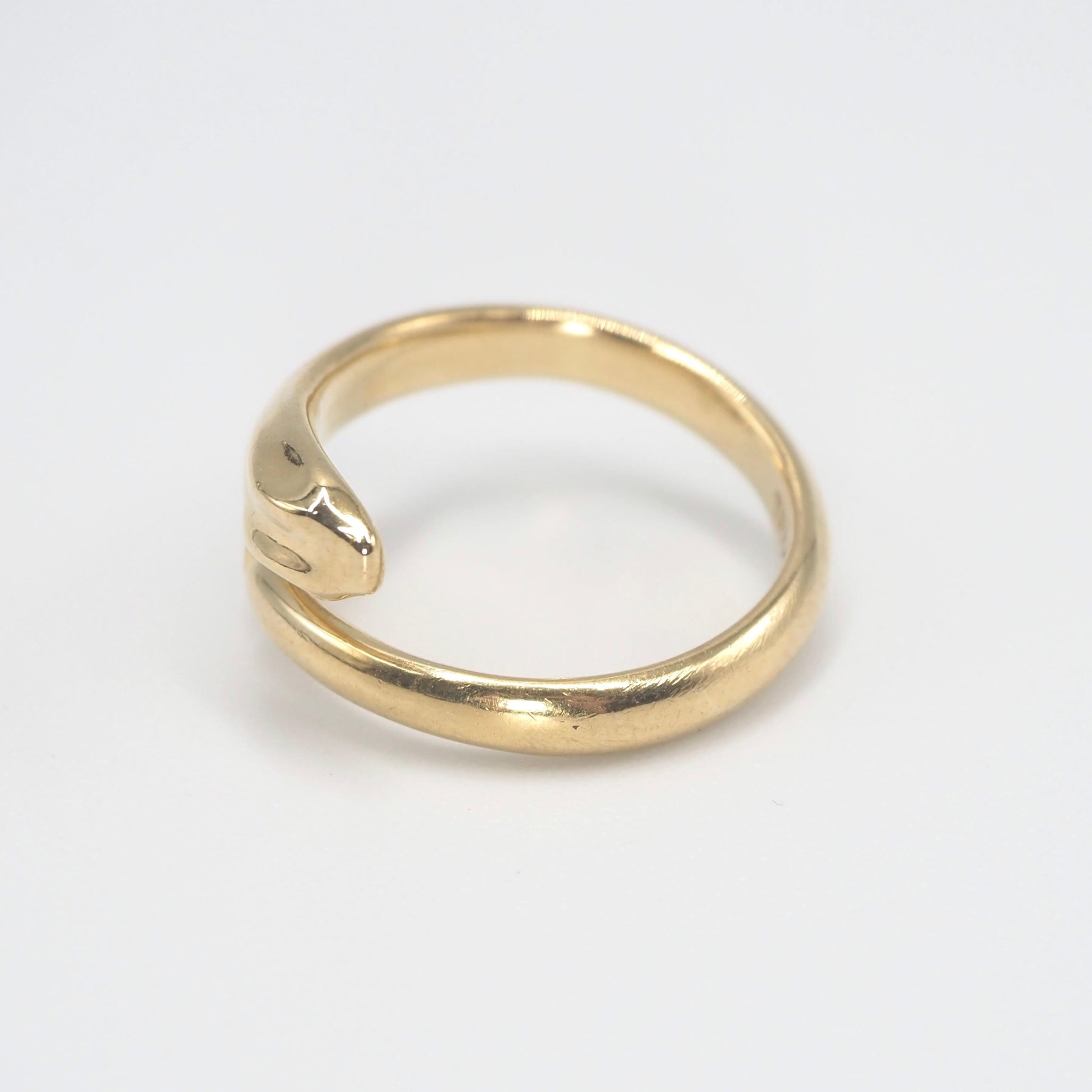 現行品】Tiffany&Co. 約7号 エルサペレッティ スネーク リング K18