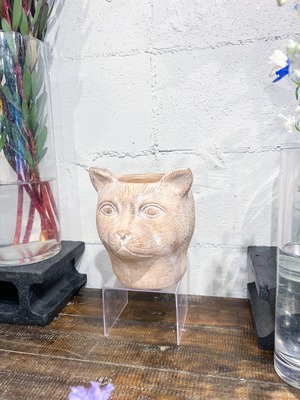 ネコの植木鉢