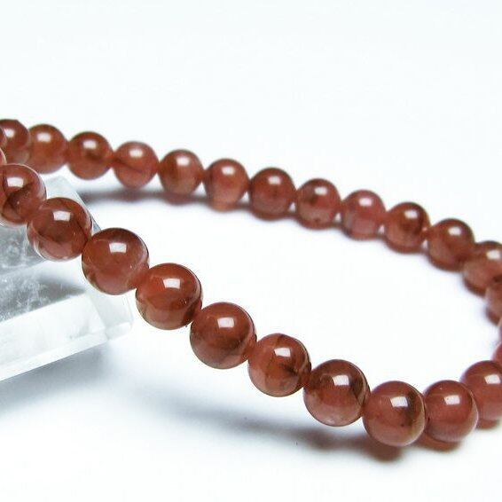 インカローズ ブレスレット 7mm 一点物 メール便送料無料 [M便 1/10] 111-27463