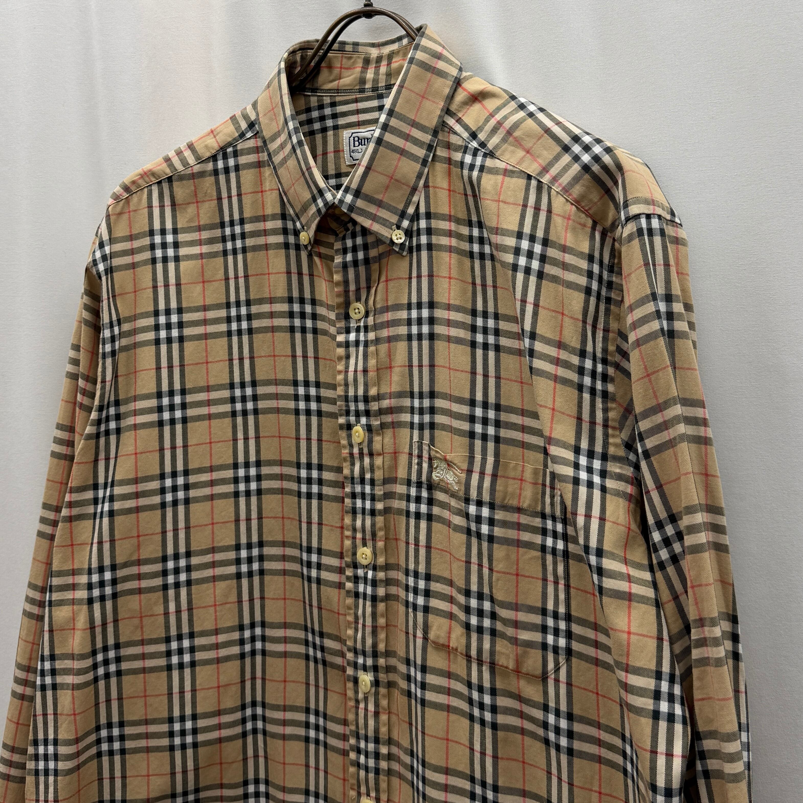 BURBERRYS】 90s shirt バーバリー シャツ チェック ノバチェック | no