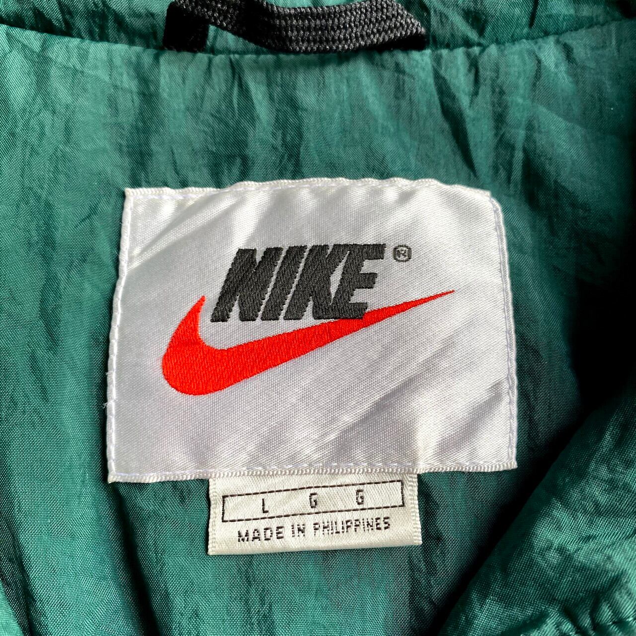 90年代 NIKE ナイキ アシンメトリー 切り替え スウォッシュロゴ刺繍