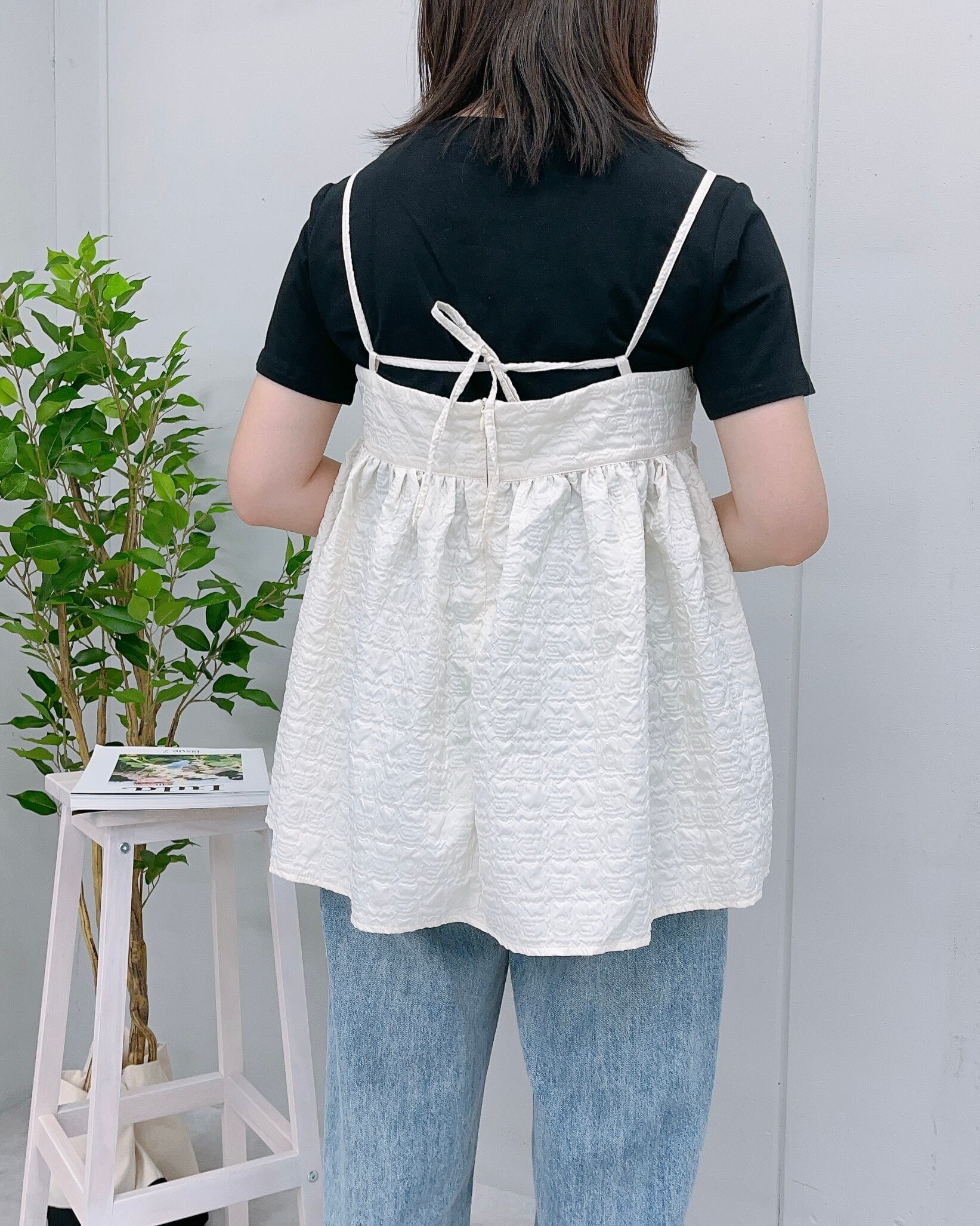 新品 かぐれ ジャガードキャミソール かぐれ（カグレ）の「ジャガードキャミソール（キャミソール）」 - WEAR