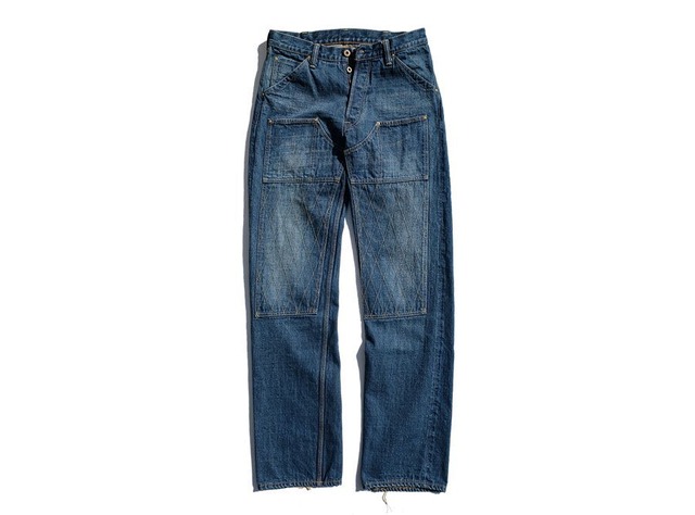 TROPHY CLOTHING 1606H HERITAGE W KNEE STD DIRT DENIM