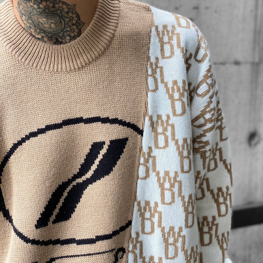 WE11DONE】WD1 GRAPHIC LOGO SWEATER ニット