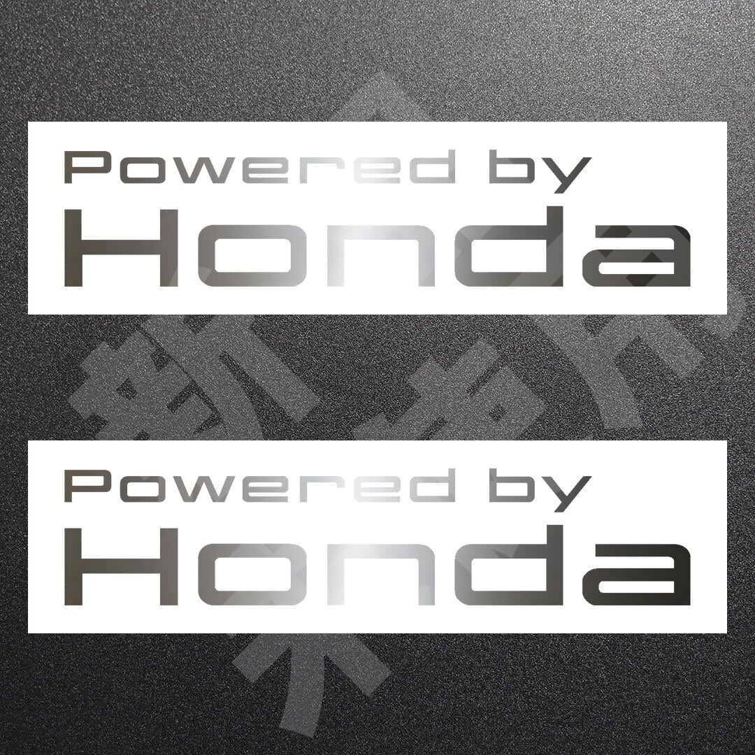 超高品質☆Powered by Honda・新ロゴ カッティングステッカー
