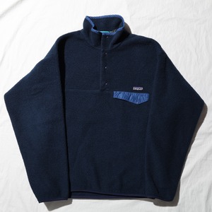 美品 M 93年 ネイビー 旧肉厚個体 Synchilla Snap-T Patagonia シンチラ スナップT パタゴニア