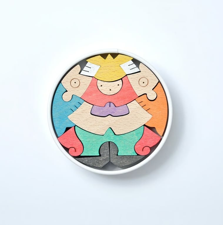 小黒三郎 | 組み木 五月人形 KK246 里山円武者五段飾り 普通垂幕 木製