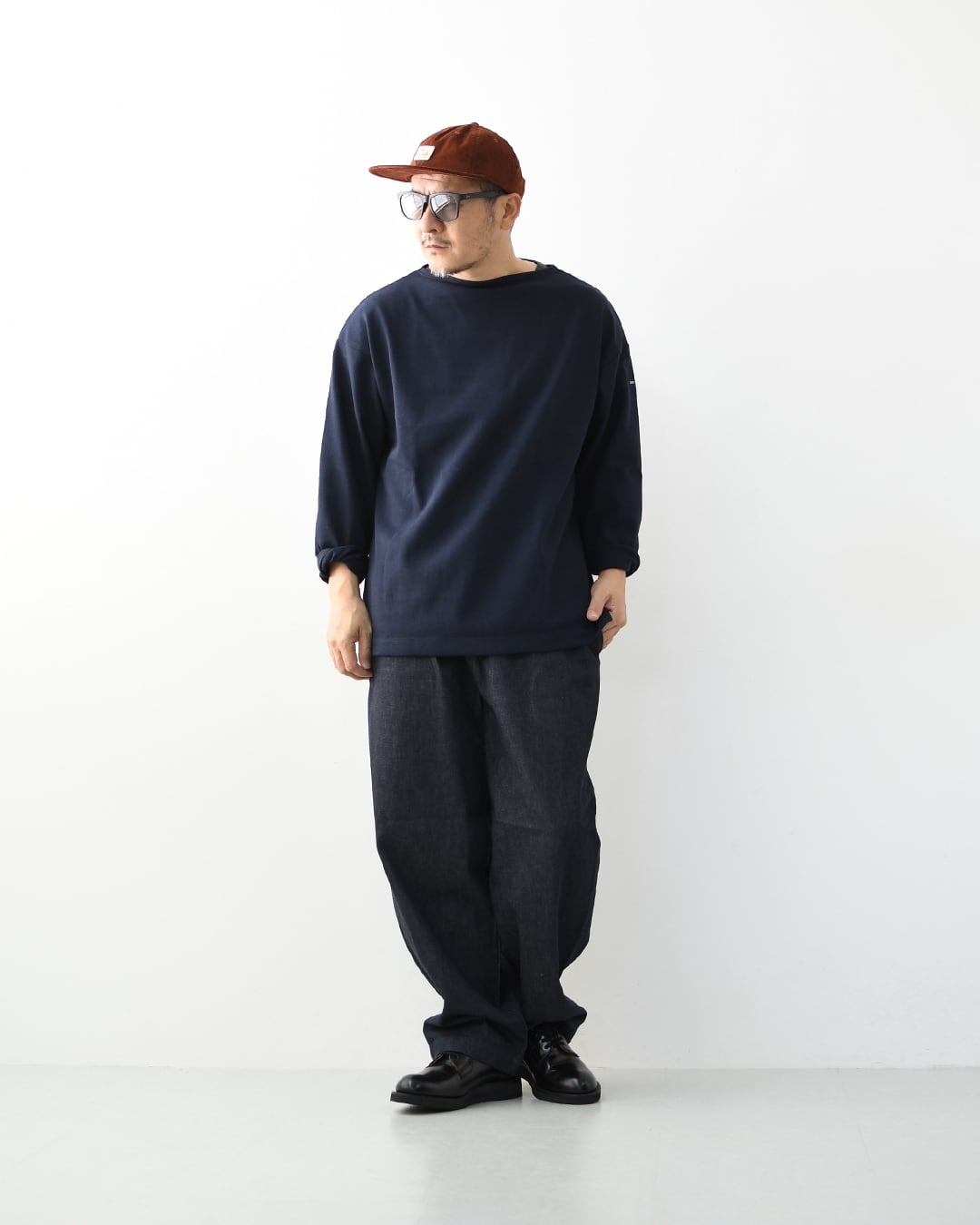 SAINT JAMES [20JC OUES LOOSE SOLID - NAVY] [20jcls-navy] セント