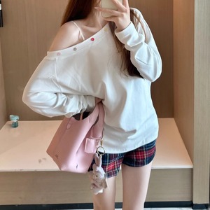 ワンショルカラフルボタントップス ・72847