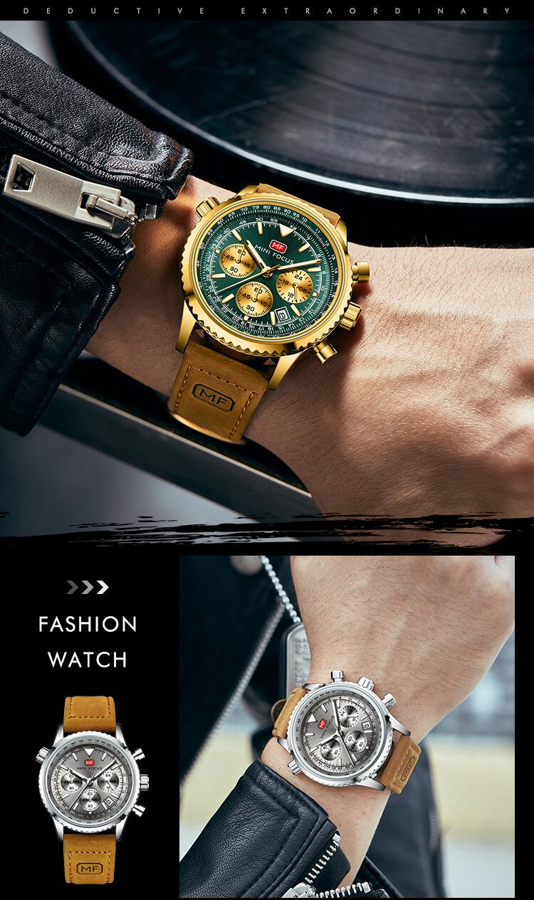 MINIFOCUS 0463G ミニフォーカス メンズ 腕時計 クロノグラフ | MINIFOCUS