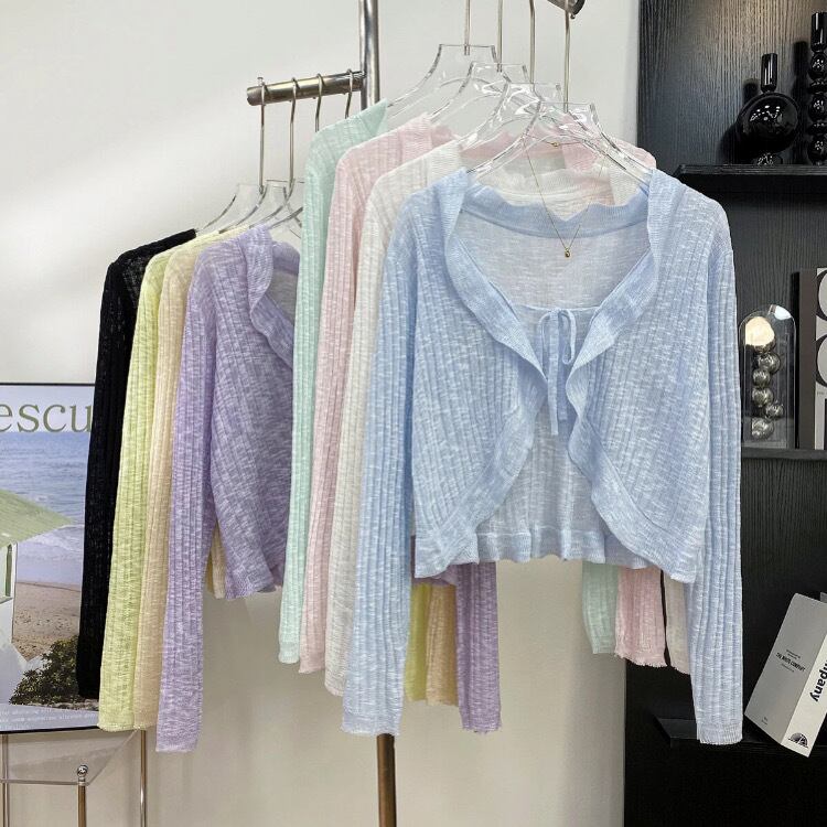 フリルニットトップ35152