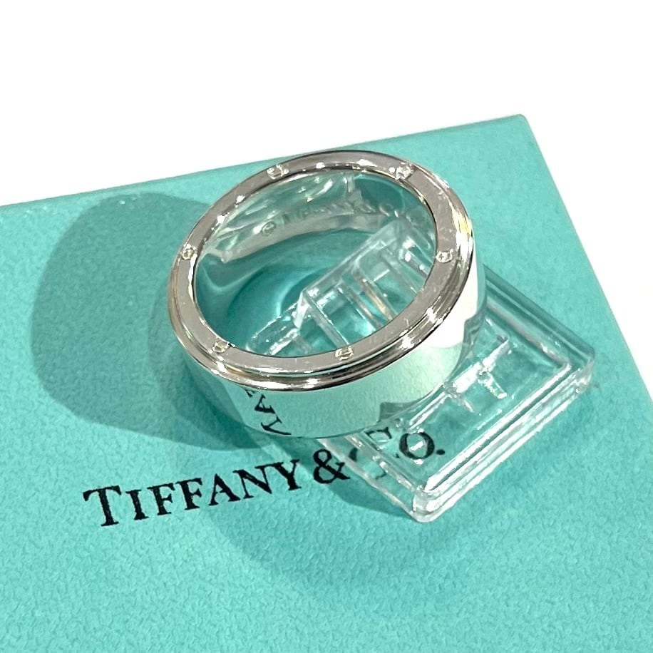 TIFFANY&CO.】【21.5号 】2939 洗練。メトロポリス リング／幅1.1cm