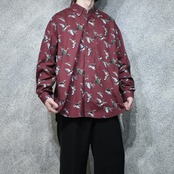 duck pattern cotton shirt