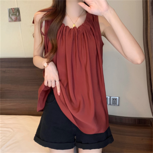 【送料無料】 トップス 3色 タンクトップ ロング丈 ラウンドネック Uネック Aライン フレア プルオーバー リボン 薄手生地 かわいい 大人可愛い 大人女子 こなれ感 シンプル カジュアル 大人 上品 おしゃれ お洒落 ラフ コンサバ フェミニン ガーリー ヘルシー 無地 夏 デート お出かけ お茶会 女子会 休日 20代 30代 40代 女性用 レディース ママ 着回し カラバリ ファッション ノースリーブ 着痩せ 大きめ ゆる プラスサイズ