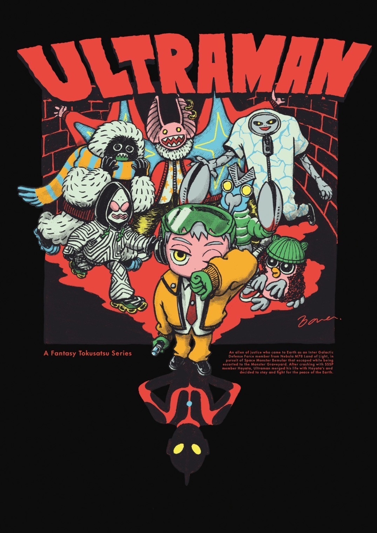 【再入荷】ULTRA Art TAG T-shirts feat.KANA SUZUKI【mn.BLUE】