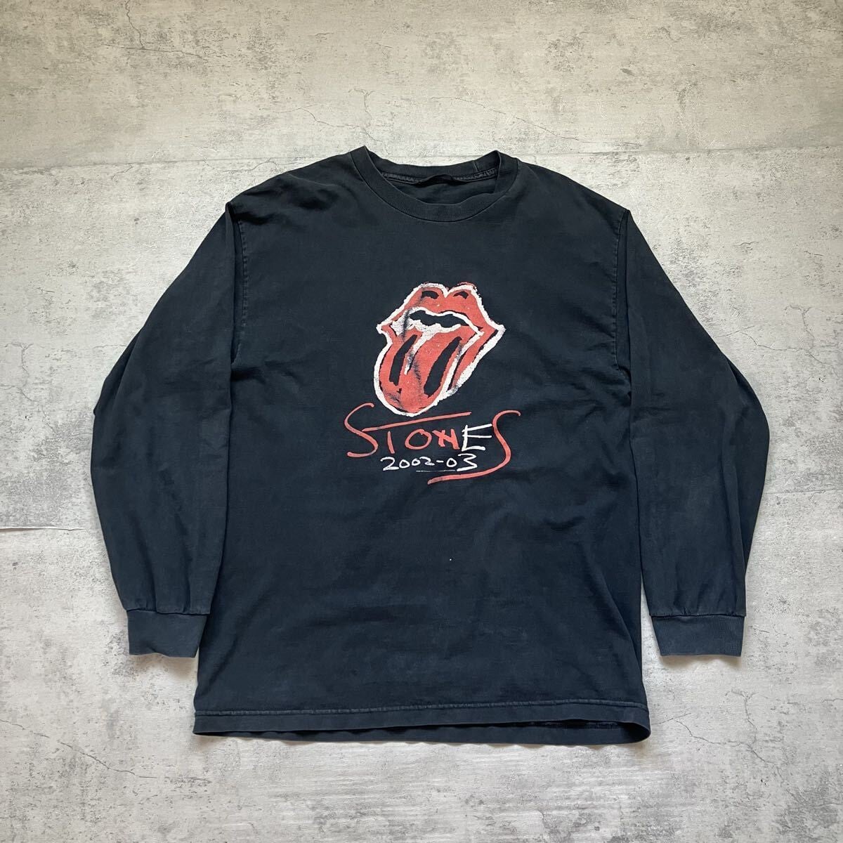 L相当】00s The Rolling Stones “Lips&Tongue” ツアー ロングスリーブT
