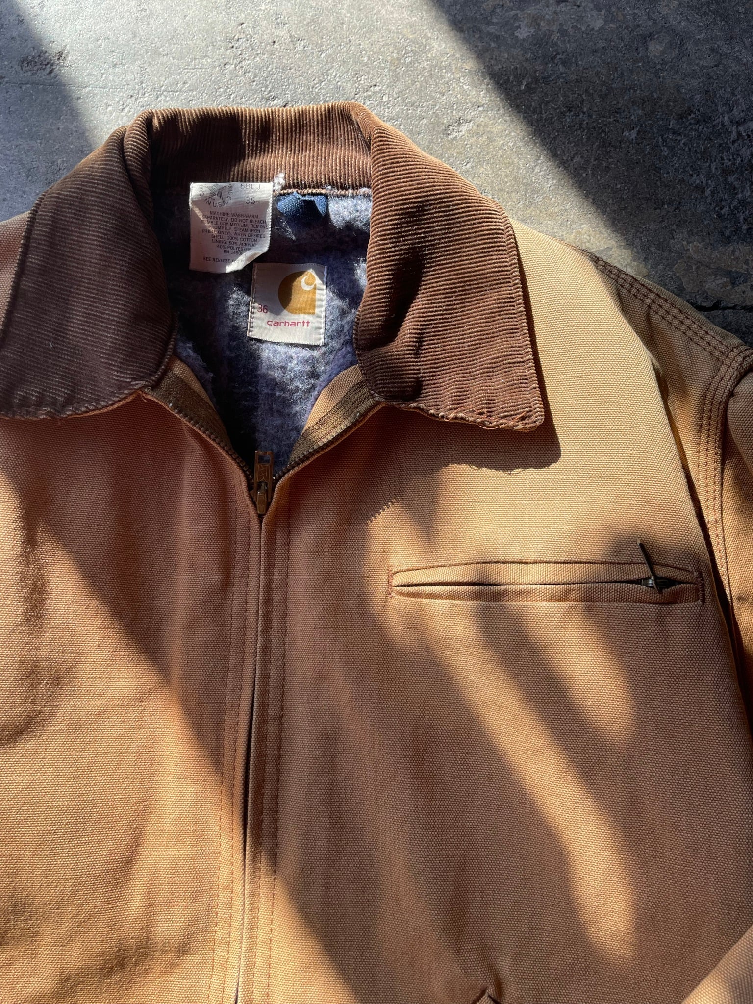 試着のみ carhartt detroit jacket