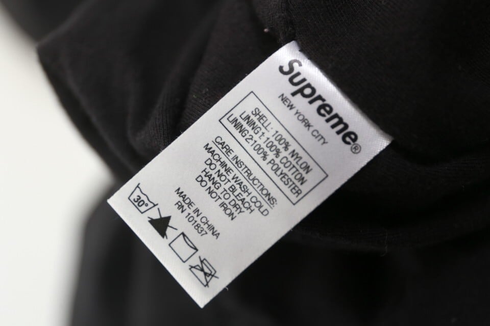 Supreme SIDE LOGO TRACK PANT BLACK MEDIUM JC   BRAND BUYERS