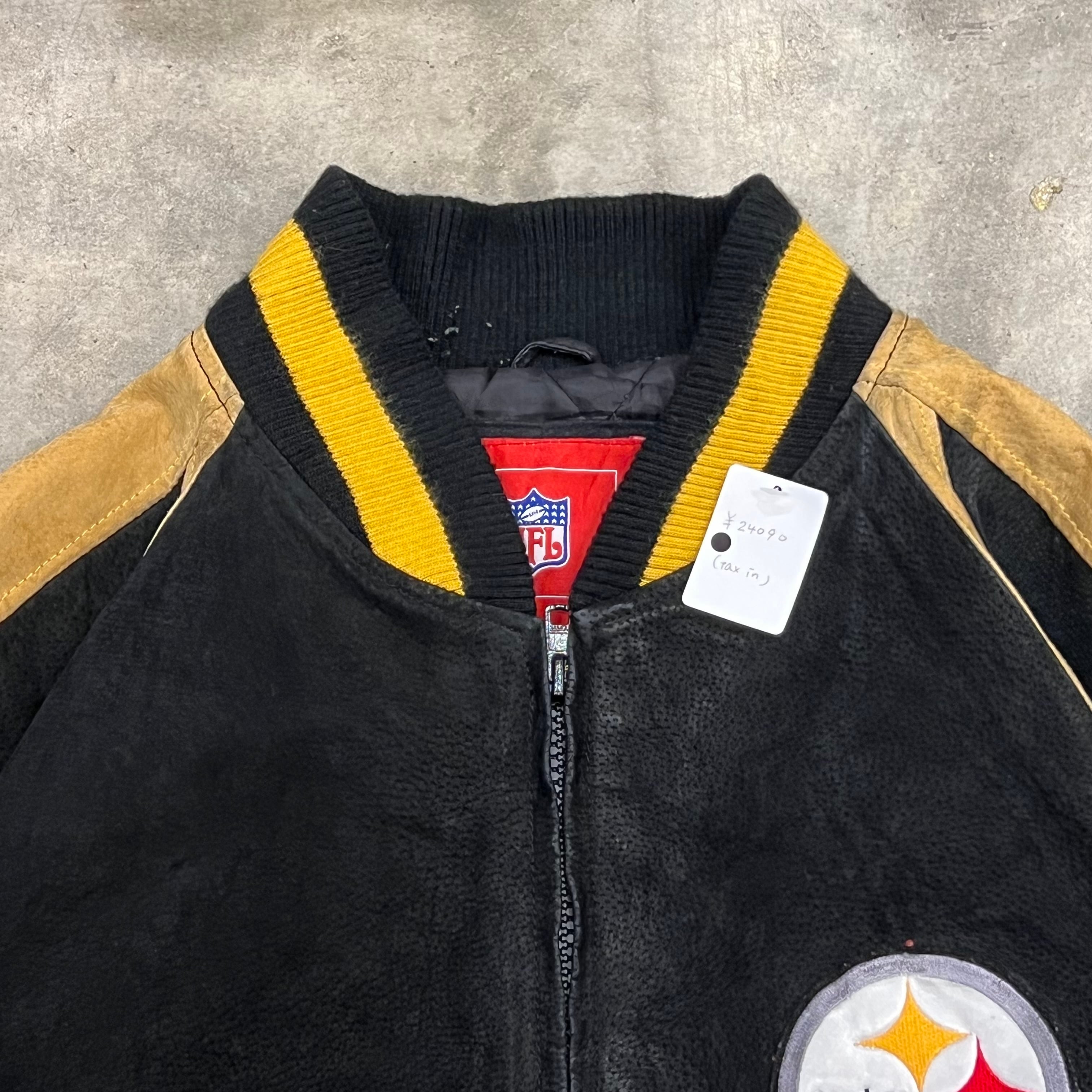 NFL STEELERS / スティーラーズ】レザースタジャン | 古着屋KAKAVAKA NFL STEELERS / スティーラーズ】レザースタジャン | 古着屋KAKAVAKA
