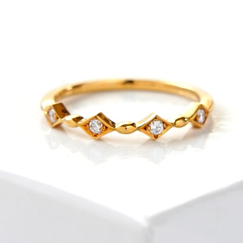 K18YG Diamonds Ring (ダイヤモンド)