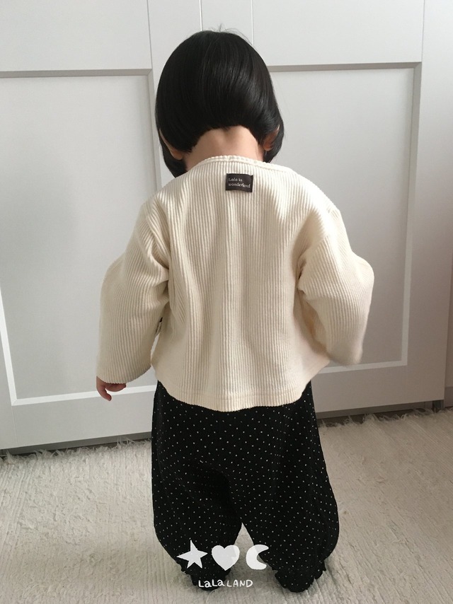 《予約》送料無料【lalaland】bebe ) Dot Sausage Pants