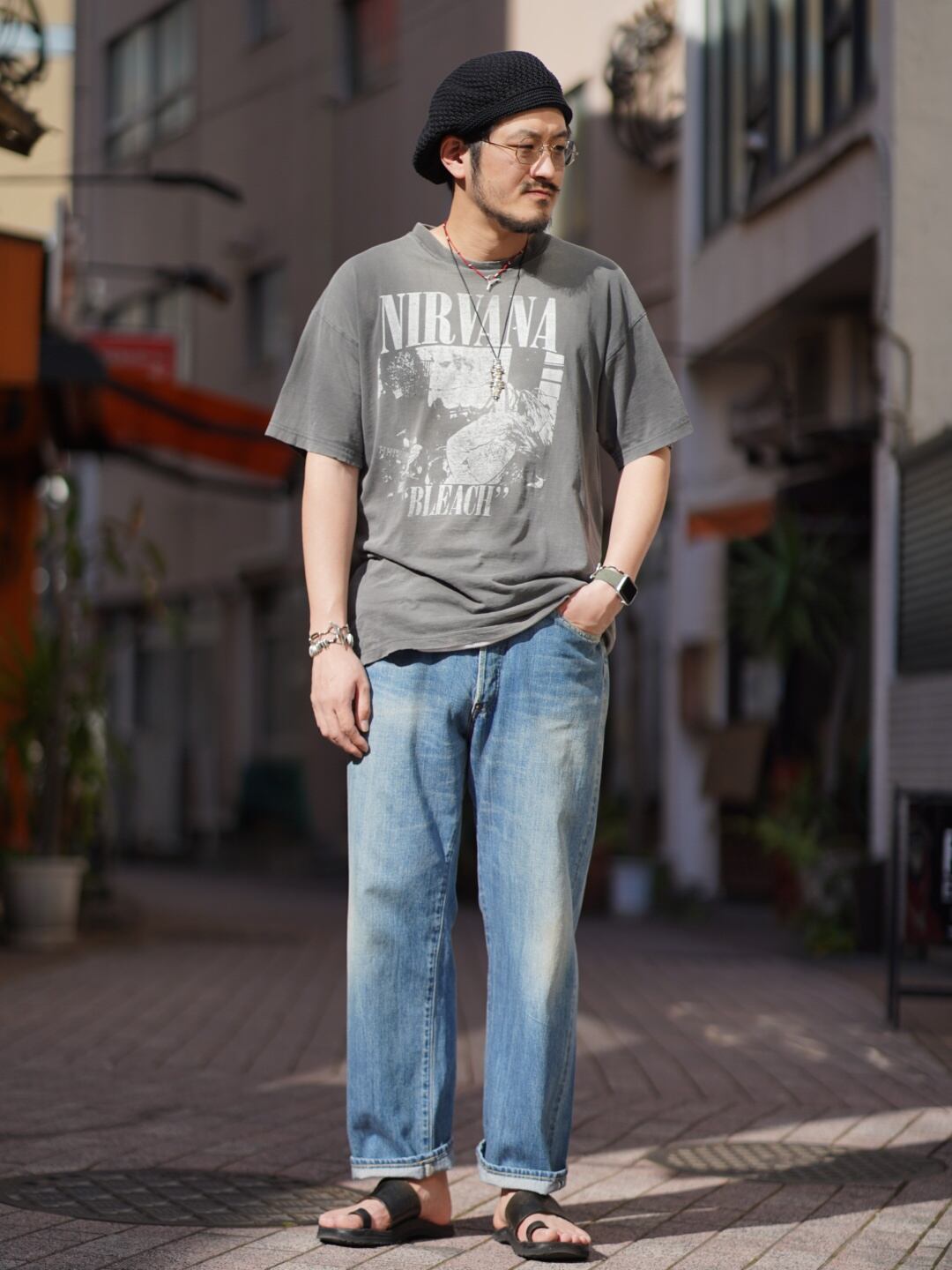 No.2 Washed Denim Pants 23SS A.PRESSE 32股上30cm - デニム