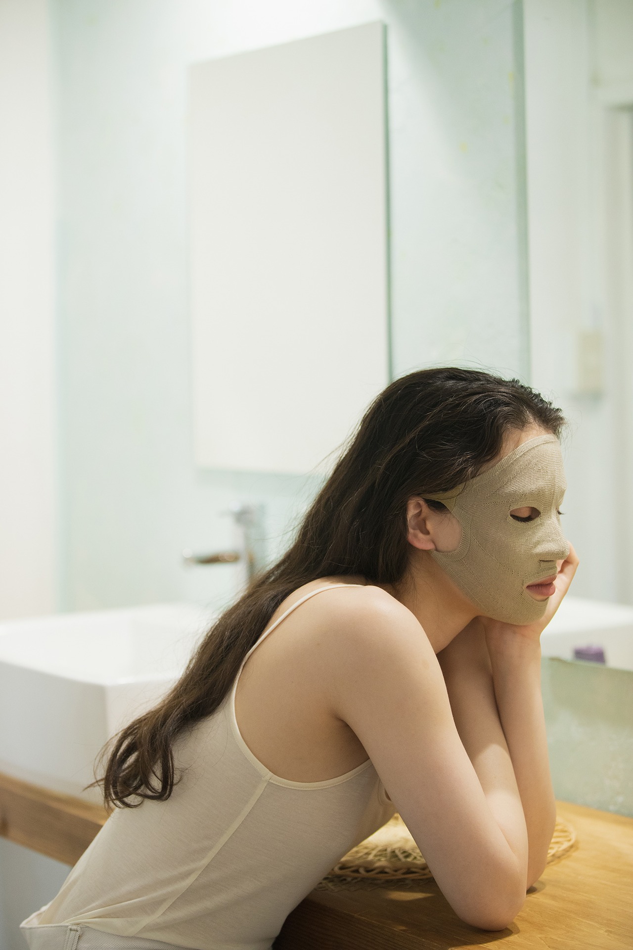 Maison Protection　Collagen silk Premium face mask