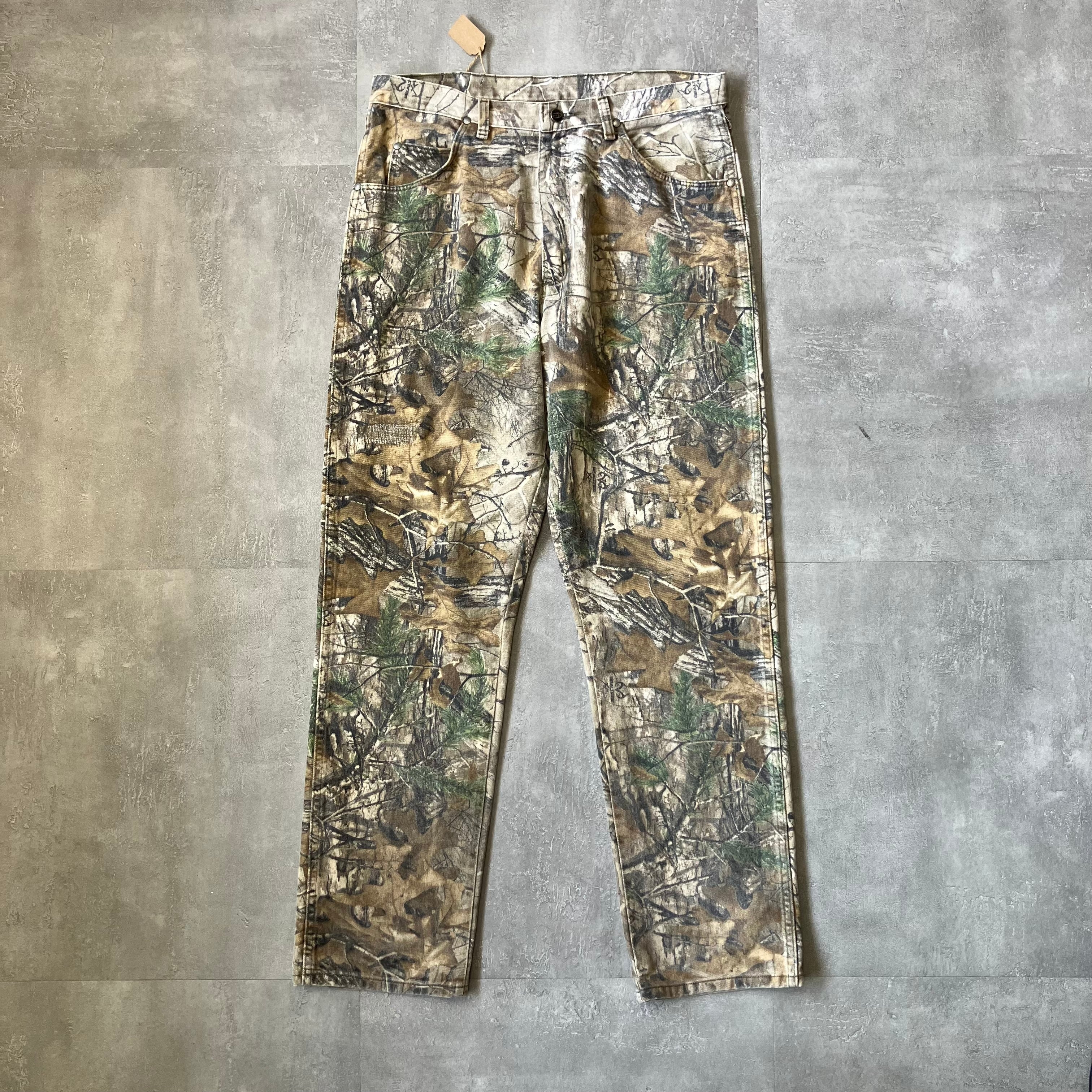 《実寸w34l32》Wrangler ラングラー リアルツリーパンツ No.3381