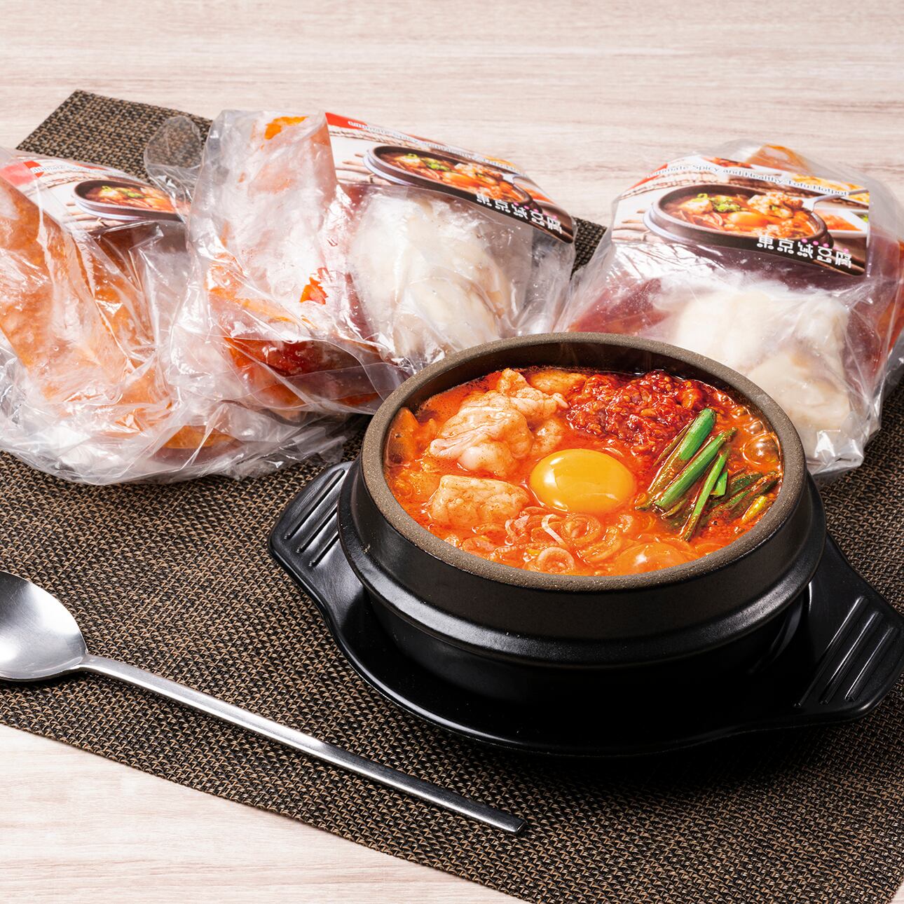 ホルモンスンドゥブセット（3食分） | おうちde東京純豆腐